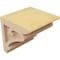Ekena Millwork 6"W x 6"D x 6"H Wide Mayflower Rough Cedar Woodgrain TimberThane Corbel, Primed Tan CORUR06X06X06MAYRCPR - alternate 4